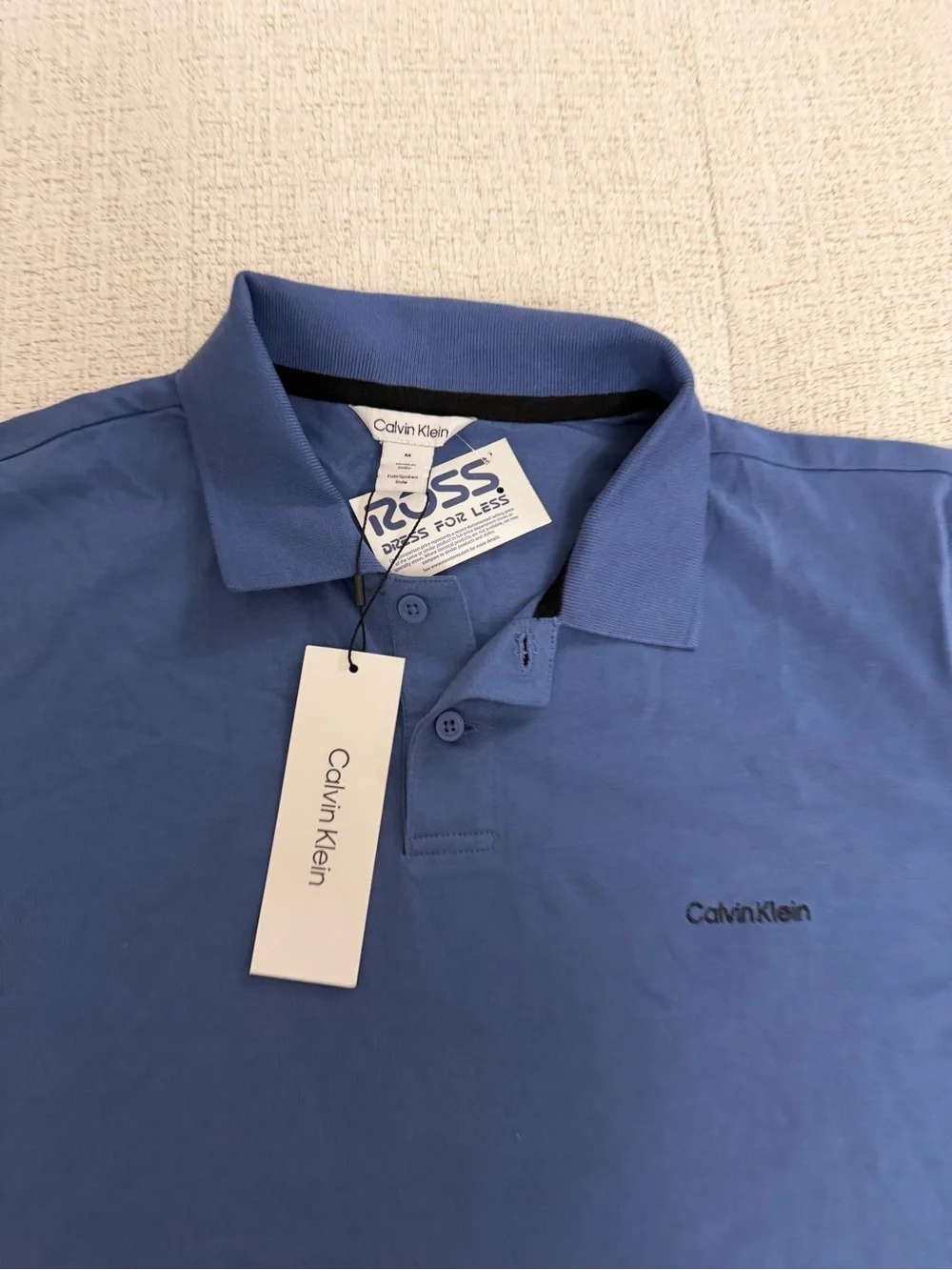 Calvin Klein Men’s Indigo Blue Polo Shirt